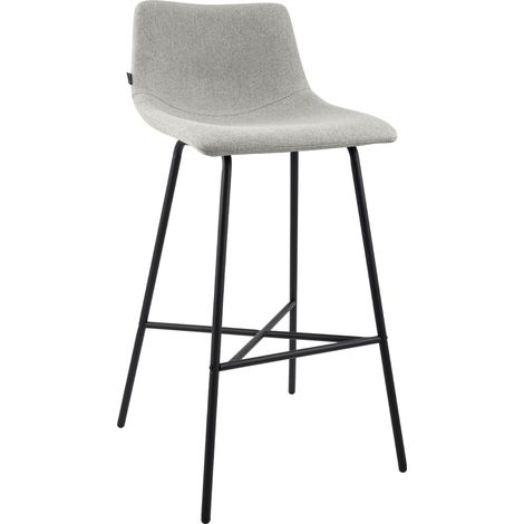 Barhocker Altona grau Stoff