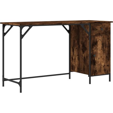 Maison Exclusive - Computertisch Räuchereiche 131x48x75 cm Holzwe