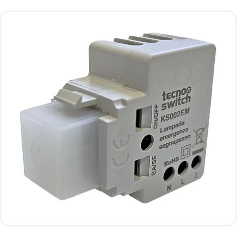 Lámpara led de emergencia 44x35x21 tecn switch ks002em
