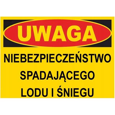 ZI-15-SCHILD - Gefahr durch Schneefall
