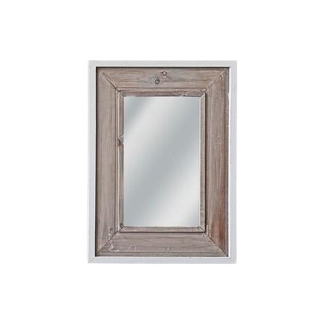 Specchio cornice legno