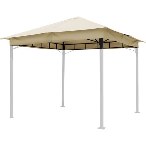 Tetto di ricambio 3x3 m per Sunset Classic circa 180 g/m² crema
