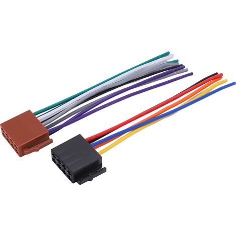 Adaptateur de harnais ISO 2 pièces/ensemble, connecteur stéréo de voiture en métal ABS de remplacement pour C230 2000