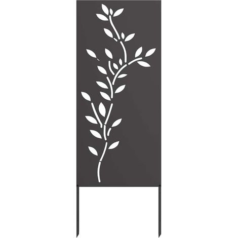 Écran de confidentialité de jardin Floral Noir 50 x 140 cm CFW249325 (1/5)