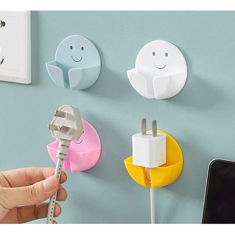 Ganci adesivi in plastica senza foratura – Confezione da 8, montaggio a parete senza foratura, fissaggio sicuro su tutte le superfici lisce