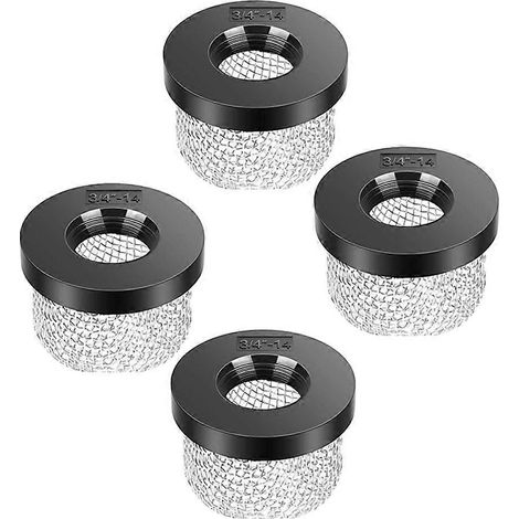 Lot de 4 passoires en acier inoxydable à mailles fines (14 pouces), compatibles avec les passoires à visser MA-023 (1/5)