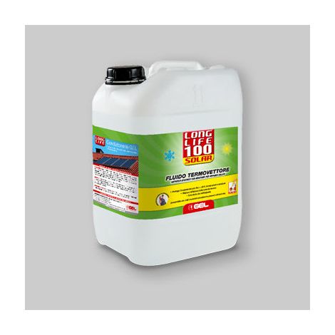 Fluido Termovettore Per Impianti Solari "Long Life 100 Solar" Tanica 10 Lt.