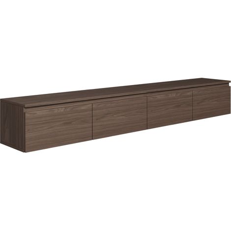 Selsey BEMMI -Mobile TV sospeso a 2 ante -200 cm -noce del Wisconsin