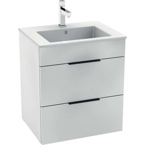 Jika Cube - Unterschrank mit Waschtisch, 54x42x62 cm, weiß H4536121763001 (1/2)