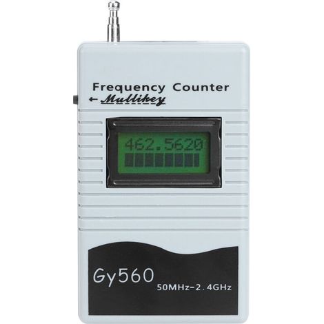 Compteur de fréquence Portable GY560 50Mhz à 2.4Ghz, outil de mesure de radiofréquence bidirectionnel pour voiture et bateau (1/5)