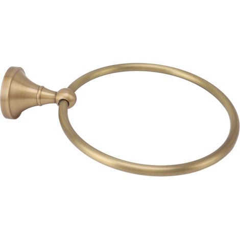 Anneau porte-serviettes mural rond en cuivre pour douchette, référence 960830 (1/5)