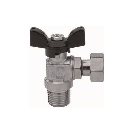 VALVOLA A SFERA A SQUADRA FILETTATURA MASCHIO CON GIRELLO Misura: 3/4" x 3/4"  DN 20  PN 30