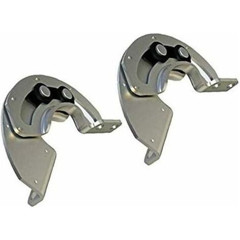harnière de porte cachée à 90 degrés Équipement industriel Porte d'armoire en acier au carbone Charnière à limite coulissante fixe Quincaillerie de meubles à deux pieds (1 paire) (1/5)
