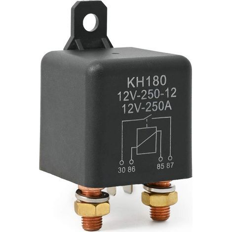 4 broches 12 V 250 A - Interrupteur de commande de batterie à haute performance - Relais de démarrage pour voiture, moto, camion (1/5)