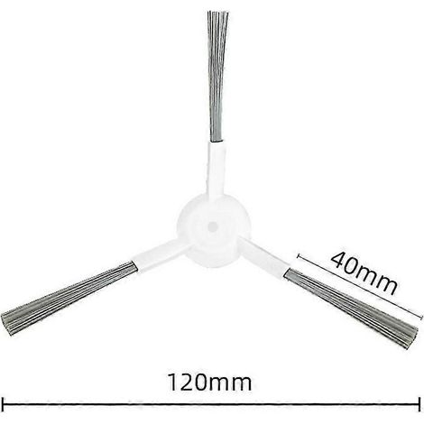 10 Stück Seitenbürsten für Xiaomi Dreame X30/X30 Pro S30 L10S Ultra S10 S10 Pro S20 Saugroboter (Ersatzteile) (1/4)