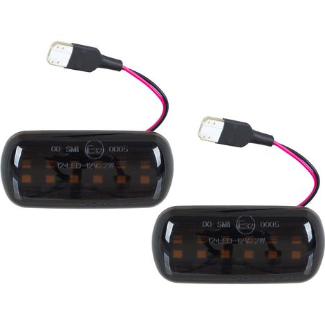 Audi A8 D3 04-09 Intermitentes laterales LED AHUMADOS DIN脕MICOS (2 uds.) (1/5)