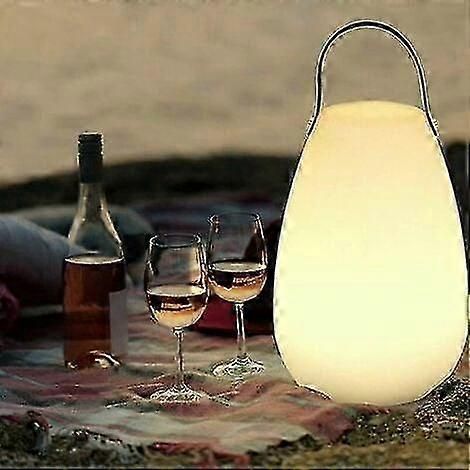 Große kabellose Außenleuchte mit Fernbedienung – Tragbar – Mehrfarbige LED – Wiederaufladbar – Wasserdicht – Dimmbar (1/5)