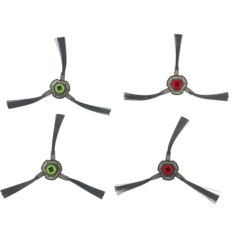 Seitenbürstenzubehör kompatibel mit Ecovacs Deebot Ozmo U2 U2 Pro / DGN22 Saugrobotern