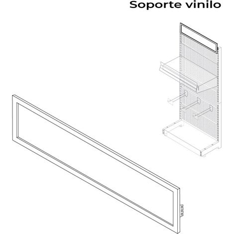 Soporte para vinilos blanco modelo 00030 (1/2)