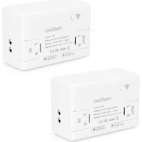 Lote de 2 módulos de control conectados HomeControl