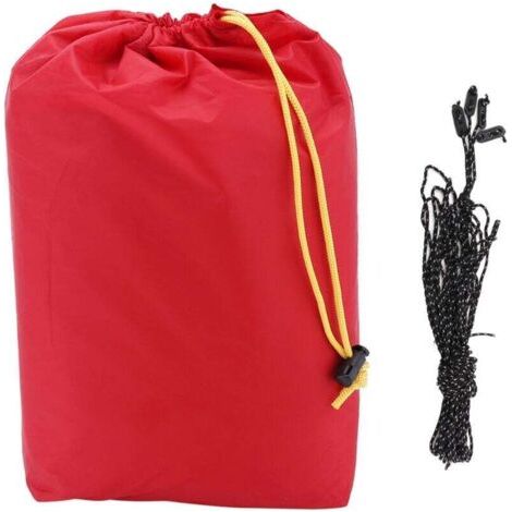 Voile d'ombrage rectangulaire en sable pour jardin et terrasse, 4,5 x 5 m (rouge) (1/4)