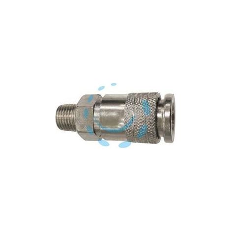 RUBINETTO RAPIDO PROFILO GERMANIA FILETTATO MASCHIO 1/4" P/COMPRESSORE