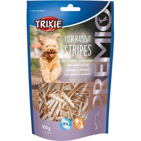Friandises pour chiens Lapin et Morue Trixie PREMIO 100g (1/2)