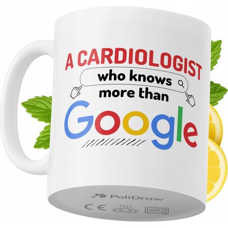 Lustige Tasse für Kardiologen – Kaffee- oder Teetasse mit witzigem Textdesign – ideal für Geburtstage, Namenstage, Feiertage und besondere Anlässe. Hochwertige Tasse für Zuhause, Büro und Arbeit. Farb
