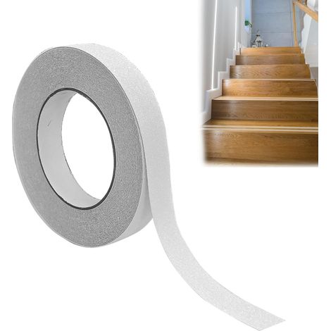 2cm10m Bande Antidérapante Escalier,Bandes Adhésives Antidérapantes pour Escalier,Transparent Ruban Antiderapant Escalier,Adhérence Ruban Autocollant Anti-dérapante Escalier (1/5)