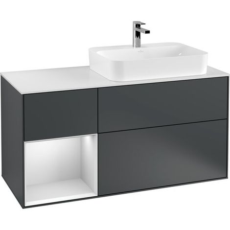 Villeroy & Boch G391MTHG Meuble sous-lavabo Finion G39 (1/2)