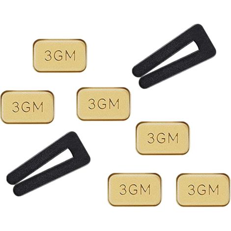Kit Clips Métalliques Or Équilibrage Ventilateur de Plafond Corrige le Balancement et Localise le Problème pour Pales de Ventilateur pour Sandales Femme (1/5)