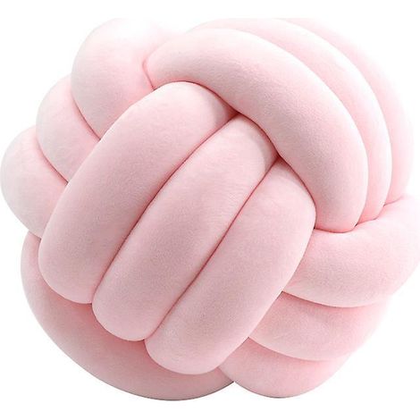 coussin Rond Nou Coussin 20cm(rose),ousse De Coussin Noeud,dcoration Coussin Enfant Coussin Bb Dos Coussin Bebe Sieste Oreiller Peluches Poupees J (1/5)