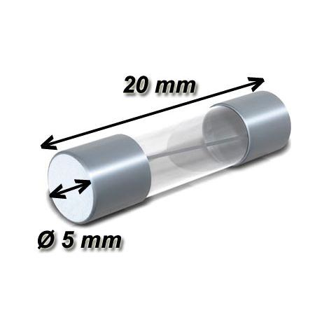 Fusible rapide - ampérages au choix - 6,3a