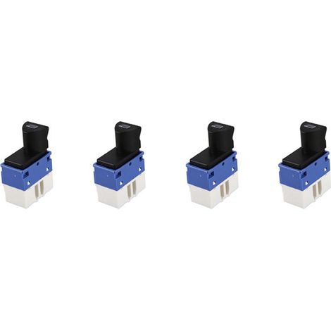 Adecuado para 4 interruptores de control de elevalunas eléctrico delantero derecho nuevos, compatibles con SIENA ALBEA PALIO 98809719