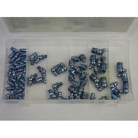 ASSORTIMENTO 70 INGRASSATORI - TESTINA PER INGRASSAGIO - FILETTATURA metrica
