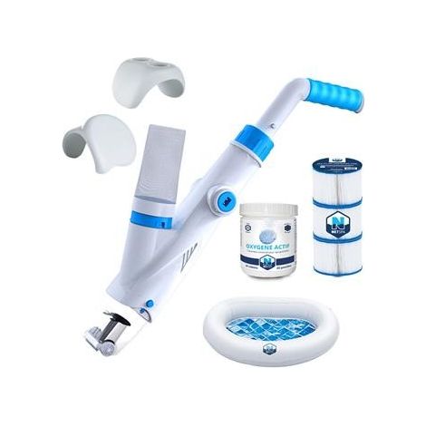 Pack spa complet : filtration, oxygène actif, accessoires de confort et nettoyage