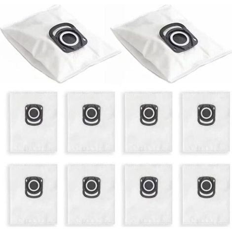 Pack of 10 vacuum cleaner bags for ZR200520 and ZR200720 models, compatible with Silence Force, Compact Power, and X-Power Dust. - AquaForge (1/5)