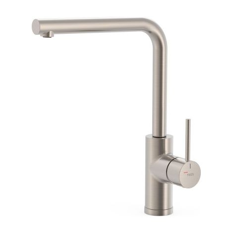 Mitigeur cuisine Acier - TRES 23044006AC