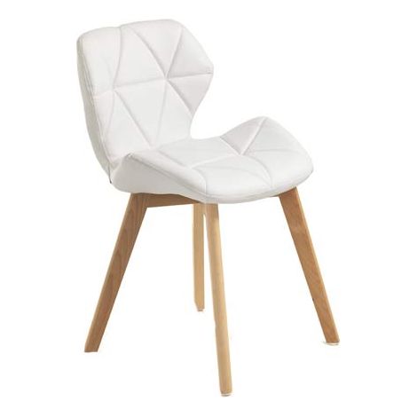 Sedia poltrona in legno massello con finitura in rovere, (1/3)