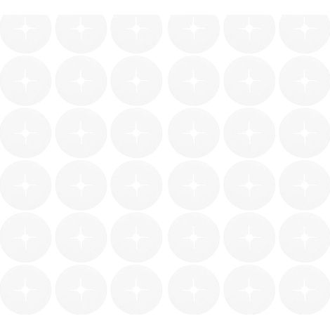 Lot de 100 butées de crochets d étagère en plastique blanc (1/5)