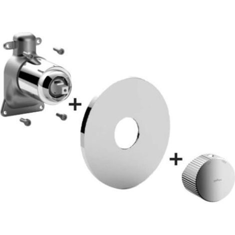 Paffoni Jo - Miscelatore doccia da incasso, cromo JOBOX010CR (1/2)