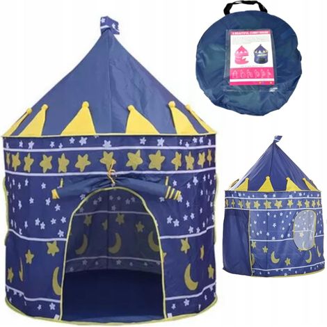 Tienda de campaña redonda con forma de castillo-palacio y suelo para niños de 600 a 29 años. (1/5)