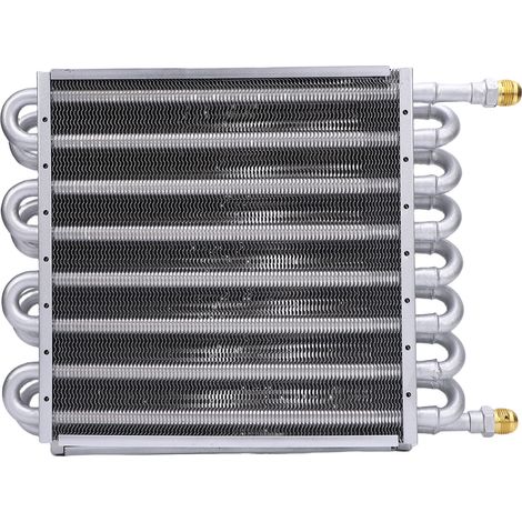 Refroidisseur de Transmission de 1/2 pouces, 16 rangées de tubes 8AN et d'ailettes de radiateur, huile en alliage d'aluminium T-6061.