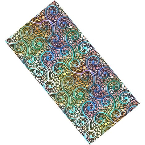 1pc Film Adhésif pour Vitres en PVC 58x120cm Film Statique Translucide Opaque Décoration Fenêtre Bureau Salon (1/5)