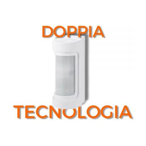 Optex sensore esterno doppia tecnologia PIR+MW - 12 m 90° Filare - VXS-DAM