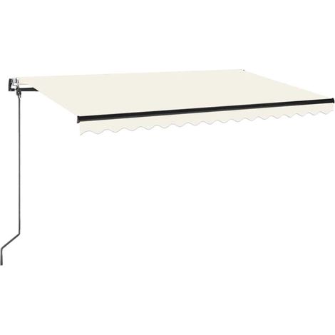 Maison Exclusive - Tenda da Sole Retrattile Automatica 400x350 cm Crema (1/5)