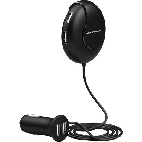 RealPower KFZ-Ladegerät Hub 6 2400mA 6xUSB (195446) (1/3)