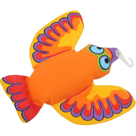 Jouet à mâcher en forme d'oiseau pour chien de taille moyenne, avec couinement, pour le nettoyage des dents. (1/5)