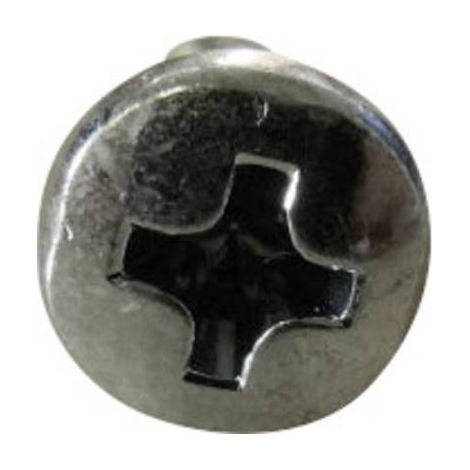 Vis à tête bombée TOOLCRAFT 815322 100 pc(s) M3 6 mm tête bombée cruciforme acier N/A C93255 (1/3)