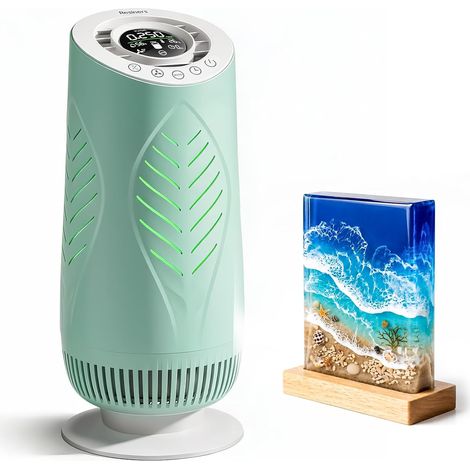 Purificateur d'air pour résine époxy, élimine efficacement les TVOC de résine, filtre HEPA H13, système de filtration pour moulage et coulée de resine accessoires (1/5)